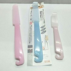 日式矽膠抹刀，料理塗抹刀，奶油抹刀，清潔刮刀，醬料塗刀，32/22cm挖罐清潔刮刀, 22cm清潔抹刀淺層粉紅色, 1個