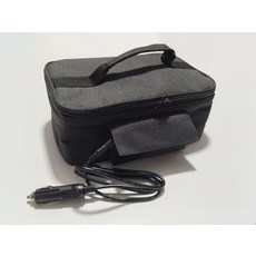 발열가방 차량용 야외 충전 파우치 발열도시락 캠핑 취사 휴대용 차박 발열팩 12v, 12V 차량용 플러그 포함, 29x21x11cm, 1L