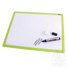 미니파라 화이트보드 보드마카 연두 400X300mm 휴대용화이트보드