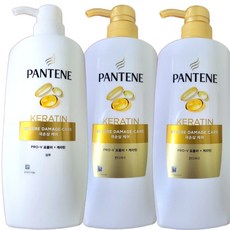 팬틴 케라틴 극손상케어 샴푸 750ml 트리트먼트 750ml 2개 총 3개