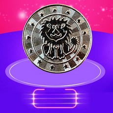 오락실 코인 뽑기 동전 문방구 게임기용 소형 토큰 아케이드 주화, 3세대 방위조 동전 1000개, 기본 색상