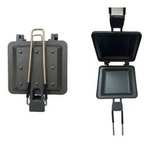 캠핑 메이커 후라이팬 양면 핫샌드위치 홈 토스트팬, K. 접이식 야외 샌드위치