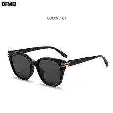 DFMEI 高品質偏光墨鏡女高級感開車太陽鏡時尚復古太陽眼鏡