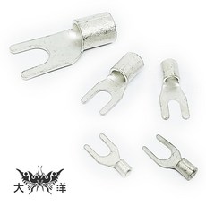 大洋 Y型端子, 1個, Y1.25-3S (100個/包)