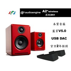 Audioengine A2 紅色 DS1腳墊 藍芽 DAC 主動式 電腦 喇叭 勝鋒音響 光華商場, 啞光黑,搭配DS1專用腳墊