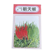 朝天椒種子，台灣種植，高發芽率，家庭園藝首選，輕鬆享受種植樂趣, 1個