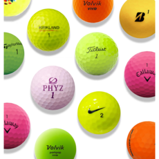 HM골프 유명브랜드 A+ 혼합 깨끗한 로스트볼, 컬러, 1개, 10개입