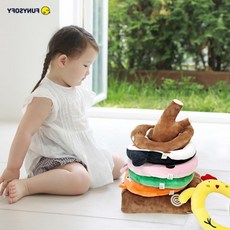 유아놀이 헝겊고리던지기 바닥유리창부착 유쾌한 선물 쌓기놀이, 1개