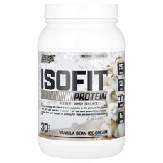 뉴트렉스리서치 IsoFit 바닐라빈 아이스크림 969g, 1개, 970g