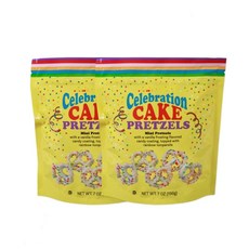 Celebration Cake Pretzels Pack of 2 each 7oz Celebration Cake Pretzels Pack of 2 each 7oz, 1개, 198g