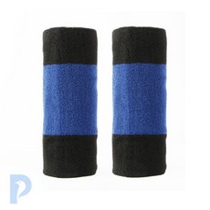 셀리앤티 타월 투톤 무릎보호대 세트 블루블랙 달리기무릎보호대, 상세 설명 참조, 1개