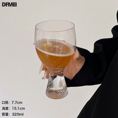 DFMEI 創意扎啤杯大容量玻璃精釀小麥啤酒杯果汁杯飲料杯冷飲杯子, 1個