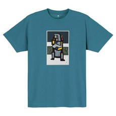 mont-bell Wickron なげく山人 中性款短袖排汗衣 抗UV 除臭 藍綠色 XL