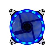 PC 120MM 블루 LED 쿨러 컴퓨터 저소음 튜닝 냉각팬 sta+32528JO, 본상품선택, 1개