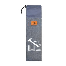 KOOLMAN(쿨맨) 캠핑 단조팩 보관 파우치 그레이, 1개, 단조팩 파우치 40cm - 그레이, 1단