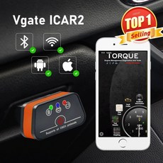 자동차 스캐너 Vgate 지원 블루투스 iCar2 OBD2 WIFI 진단기 차량 점검, M. Type 7ICAR2 Bluooth