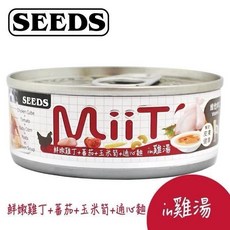 MiiT 有機愛犬機能湯罐, 1個, (紅) 鮮嫩雞丁鮮雞湯佐蕃茄玉米筍通心麵,24罐-170g