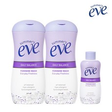 (현대Hmall)썸머스이브 데일리 밸런스 페미닌 워시 237ml 2개 + 59ml 1개, 3개