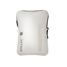 펌프가 장착된 VOLLYC 여행용 진공백 대용량 IPX7 방수 지퍼 재사용 가능한 여행 필수품 압축백 수하물 배낭 가방 가정 보관용, 1PA NO MP, White