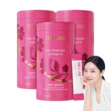 [무료배송/오늘출발] 비비랩 저분자 콜라겐S 프리미엄 맛있는 콜라겐 세트구성, 3개, 30회분