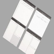 레나셀렉 체크리스트 메모지 50매 투두리스트보드, 메세지