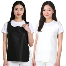 손님사랑 한장씩 잘 분리되는 일회용 부직포 위생 앞치마 (2color), 1000개, 검정색 1000개, 검정색