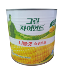 그린 자이언트 니블렛 스위트콘 대용량 옥수수 통조림 2.1kg 6개 1BOX, 2.125kg