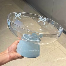 거와스 식탁 간식 바구니 물빠짐 과일 트레이, 1개, 블루