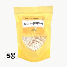 현미누룽지스낵 100% 무가당 당뇨간식 위아파머스 당제로 현미과자 누룽지과자 쌀과자 국산현미 국산쌀 당뇨과자, 5개, 100g