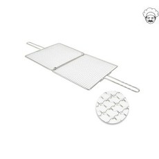 사각석쇠 스텐 사각 겹석쇠 생선구이그릴(소), 본상품