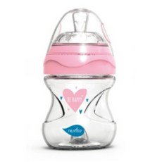 누비타 신생아 PP 젖병, 핑크, 150ml, 1개