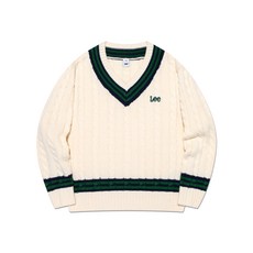 LEE KIDS 크리켓 레귤러핏 풀오버 아이보리 LK2501KT02IV