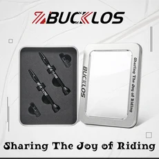 BUCKLOS 도로 자전거 튜브리스 밸브 도로 자전거 튜브리스 타이어 밸브 자전거 Presta 밸브 알루미늄 합금 자전거 F/V A/V 밸브, 44MM VALVE Set-BLACK