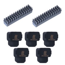 5개 세트 A1 히트베드 미니 노즐 와이퍼 3D 프린터 청소 브러시 도구 키트 밤부 랩 액세서리와 호환, 7피스 A1 핫엔드 실리콘 양말, 히트베드 노즐 와이퍼, A1_Mini