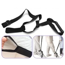 꿀이맘 다리 보행 보조기 노인 어르신 재활 운동기구 실버용품 보행보조기, 블랙