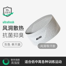 運動髮帶止汗帶吸汗運動頭帶男女通用導汗頭巾跑步瑜伽籃球防滑髮帶, 【格調灰】包容碎髮/快速吸汗/透氣散熱, 1個