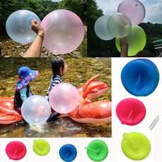 안터지는풍선 터지지않는 풍선 대형물풍선 젤리풍선 흔한남매풍선, S(40cm), 2개