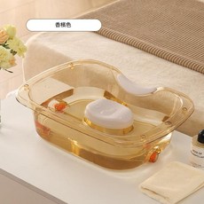 恆溫加熱水迴圈泡頭盆 大容量月子洗頭盆 升級軟墊, 香檳色升級軟墊款無水迴圈, 1個