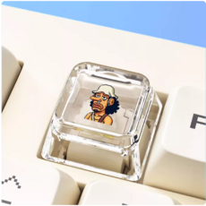 원피스 기계식 키보드 투명 키캡, 1개, 우솝