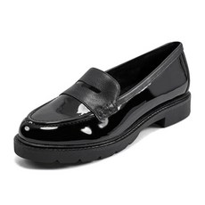 Rockport 여성용 Kacey Penny 로퍼 플랫 블랙 페이턴트 70999