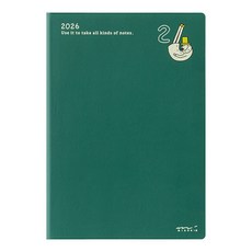 日本 MIDORI《2026 Pocket Diary 手帳 - 歐吉桑》B6 週間橫式, 1個