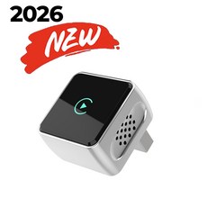 초소형 올인원 애플 CarPlay 안드로이드오토 네비게이션 Wi-Fi+Bluetooth 스마트 모듈 동글 유선 겔럭시 카플레이, 실버은색 검정 투톤, 카플레이 Ver 4.2