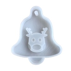 UV 크리스탈 에폭시 수지 곰팡이 크리스마스 트리 벨 엘크 펜던트 실리콘 곰팡이 자동차 펜던트 크리스마스 장식품 수지 주조 금형, 2, 03 2