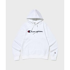 [국내매장판] 챔피온 빅 스크립트 로고 후드 티셔츠 White CKTS5ES53WT 238055