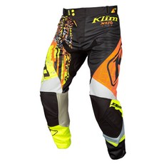 【美國KLIM】XC LITE 高度通風流線型越野褲 DIGITAL CHAOS ORANGE