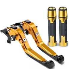 颶風騎士 適用YAMAHA V-MAX頭盔 改裝離合剎車拉桿 CNC剎車牛角離閤拉桿伸縮折疊配件, 1個, 3