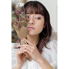 프리실라 메차라쿠 인너 익스텐션 내열 블랙×다크 플럼 IX-01-BK-CTDP