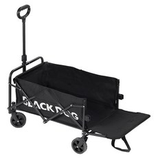 BLACKDOG 접이식 백 도어 캠핑 웨건 CBD2550JJ023, 1개, 블랙