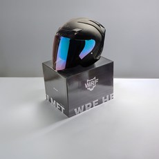 WRF沃狼安全帽 賽車尾翼款 空氣動力學設計 吸濕排汗內襯, S1 消光黑