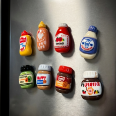 숍웨이브 냉장고 자석 인테리어 마그넷, 혼합색상